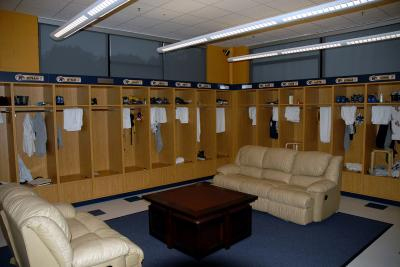 Kent State's brand-new wrestling locker room